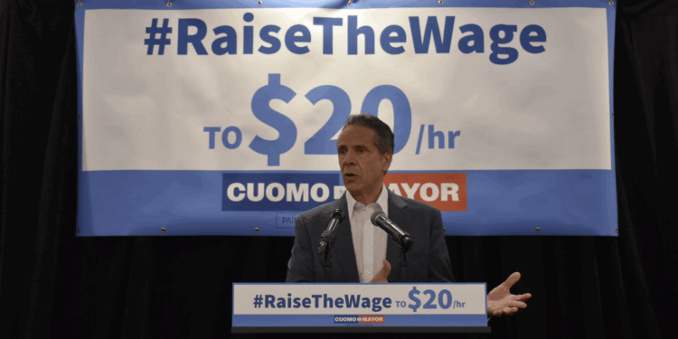 Cuomo’s $20 Minimum Wage Plan for New York City Workers