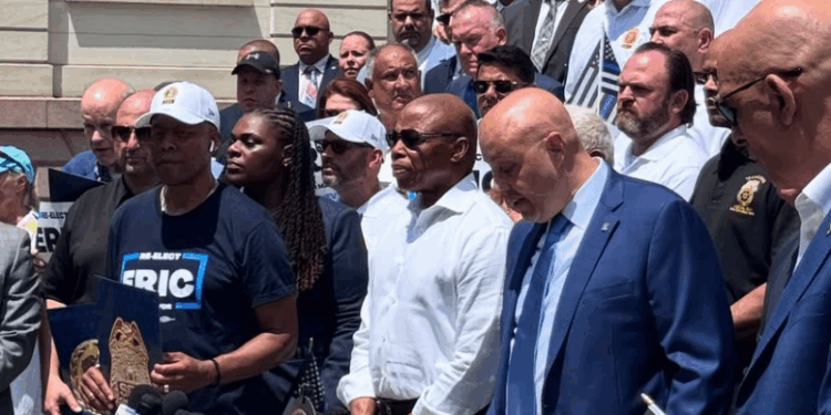 Mayor Eric Adams Endorsed by 13 Labor Unions in Bid for Second Term