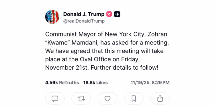 Trump to Meet Mayor-Elect Mamdani as NYC Prepares for Federal Challenges