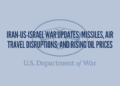 Iran-US-Israel War Updates: Missiles, Air Travel Disruptions, and Rising Oil Prices